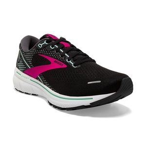 Brooks Ghost 14 Running Shoes - Women’s 9.5 Black/Pink/Yucca